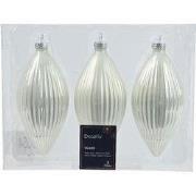 Olijf glas d6h13 cm winterwit 3st