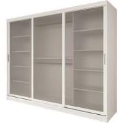 Meubella - Kledingkast Fessaro - Wit - 250 cm