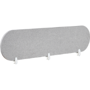 SPARKY - Bureauscherm - Lichtgrijs - 180 x 40 cm - Polyester