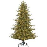 Kunstkerstboom Meran groen H155 x dia. 102 cm met 168 LED warm wit
