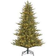 Kunstkerstboom Meran groen H185 x dia. 127 cm met 264 LED warm wit