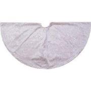 Boomkleed barok fluweel creme dia. 120cm