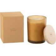 J-Line - Geurkaars Accords Essentiels Santal Satiné-52h - 10.5x10.5x14...