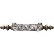 Clayre & Eef Handgreep 12 cm Zwart Keramiek