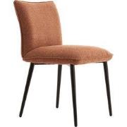 Light & Living - Eetkamerstoel VADENI - 58x48x85cm - Oranje - Set van ...