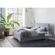 Studio - Boxspring - Pieter met geïntegreerde topper - 180x200cm - Zil...