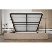 Boxspring Amour Donzo - 140x200 CM - Boucle Beige