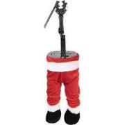 Clayre & Eef Kerstdecoratie Beeld Kerstman 17x13x35 cm / 3xAA Rood Kun...