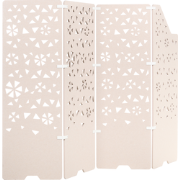 STARRY - 4 Panelen Akoestisch scherm - Lichtbeige - Polyester