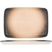 ID Fine Serveerschaal - Canyon - Porselein - 33x23 cm - set van 2