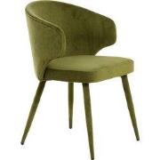 Light&living Eetkamerstoel 58x54,5x83 cm KOSAKA olijf groen - set van ...
