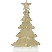 Mica Decorations Decoratie Kerstboom - L18 x B7 x H32 cm - Aluminium, ...