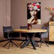 Starfurn - Eettafel Denver - Bruin - 140x140x76 cm