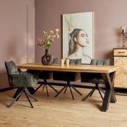 Starfurn - Eettafel Denver - Bruin - 100x240x76 cm