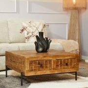 Starfurn - Salontafel Brandy - Bruin - 80x80x40 cm