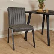 Starfurn - Eetkamerstoel Tivoli - Grijs - 54x61x70 cm