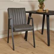 Starfurn - Eetkamerstoel Tivoli - Grijs - 87x52x62 cm