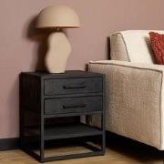 Starfurn - Nachtkastje New York - Zwart - 40x45x53 cm