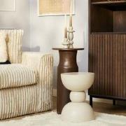 Starfurn - Bijzettafel Jon - Wit - 30x30x40 cm