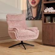 Starfurn - Fauteuil Vera - Roze - 83x115x59 cm