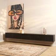 Starfurn - Tv meubel Madison - Zwart - 35x280x30 cm