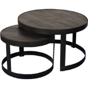 Starfurn - Salontafel  - Zwart - 70x70x45 cm