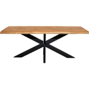 Starfurn - Boomstamtafel Denver - Bruin - 100x200x76 cm