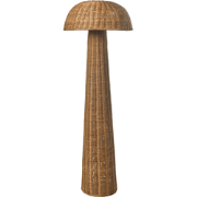 ALERO - Staande lamp - Bruin - Rotan