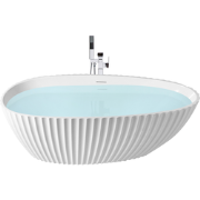 TEFE - Vrijstaande badkuip - Wit - 170 x 78 cm - Acryl