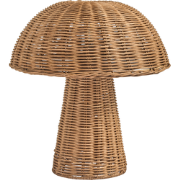 ALERO - Tafellamp - Naturel - Rotan