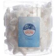 Sneeuwsterren foam d3.5 cm wit 48st