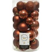 Kerstballen Mix 30 st. - Terra Bruin