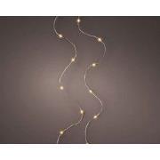 Micro LED string BO l95 cm zilver/klassiek warm kerstverlichting