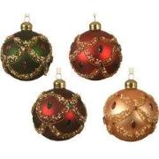 Kerstbal glas d8cm a4