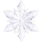 Ornament acryl l23b23cm snwvlok trns a3