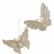 Orn.plc vlinder goud l10cm