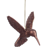 Orn.plc kolibrie bruin l10cm