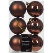 Kerstbal kunststof d8 cm esprss 6st kerst