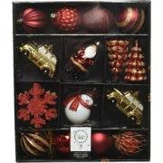 Beeldjes plc d8 cm multi ass 25st kerst