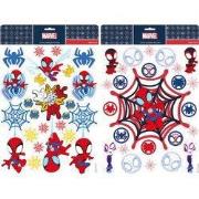 Raamsticker.plastic spiderman l12cm