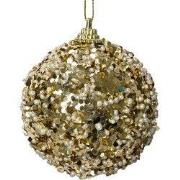 Kerstbal foam d8 cm licht goud I kerst