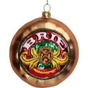 Ornament kerstbal Brie Glas Multi 11.4 cm