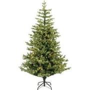 Geneva fir prelit d136h240 cm groen/wt