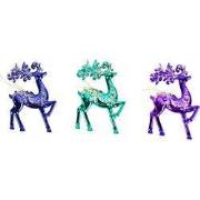 5.6 inch Reindeer Orna X 3. 5x5x10 cm kerstornament
