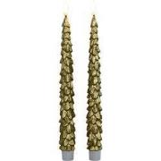 Dinerkaars kerstboom 27 cm goud