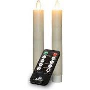 Dinerkaars-USB wax 18 cm ivoor