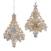 6.7 inch Plastic Plat Xmas Tree Orn 2/A 16,51x11,43x3,302 cm kerstorna...