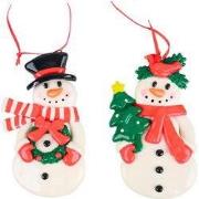 Claydough sneeuwpop 2A 11 cm ornament
