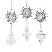 Acryl opaalachtige hanger 3A 6 cm ornament