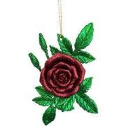 Plastic rozet 14 cm ornament I